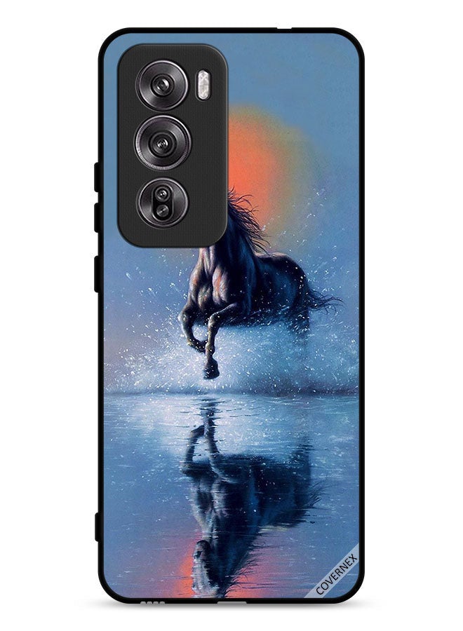 Covernex Oppo Reno12 Pro 5G Protective Case Cover Horse Running In Water Art  - Image 1