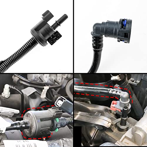 TADYAO Fuel Vapour Hose with Purge Solenoid Fit for Ford Mustang 2-Door 2.3 Ecoboost 2015-2019 Replace FR3Z-9G297-H - Image 5