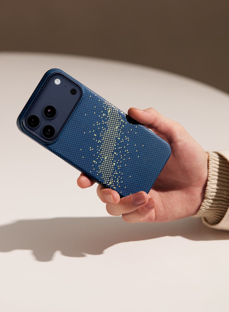 بيتاكا حافظة فائقة النحافة لـ iPhone 17 Pro Max / تقنية PitaTap اللمسية المتكاملة / تصميم خفيف الوزن / تركيب سهل / غطاء خلفي - مجرة درب التبانة - Image 4