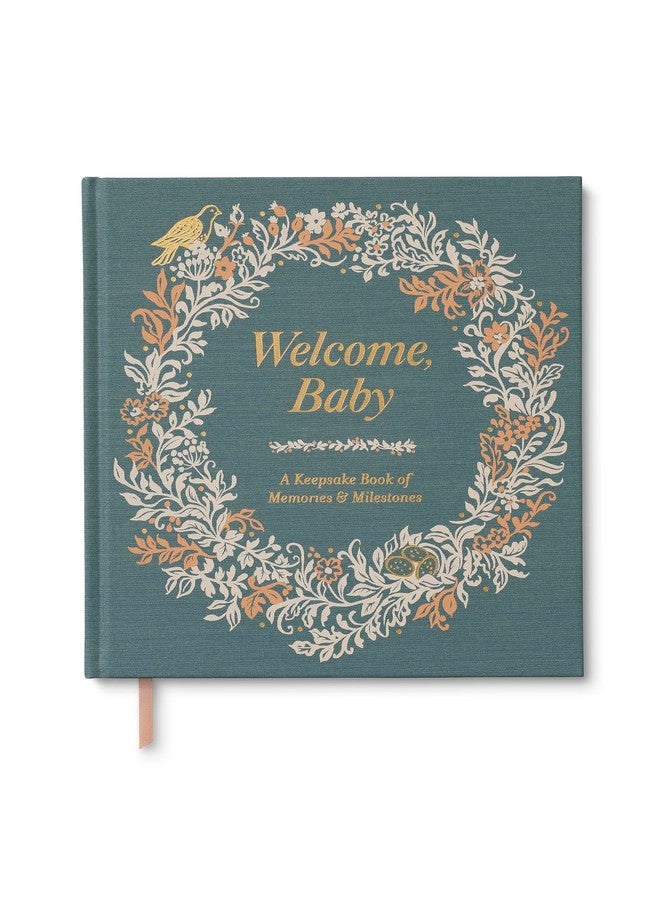 Compendium كومبنديم - مرحبًا، طفل!: كتاب ذكريات للاحتفاظ بذكريات السنة الأولى للطفل - Image 1