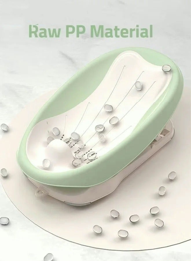 دوكو كرسي حمام للأطفال قابل للطي مع كوب شامبو لغسل الشعر للأطفال حديثي الولادة وحتى الأطفال الرضع، يستخدم في الحوض أو حوض الاستحمام يتضمن 3 أوضاع للاستلقاء - Image 5