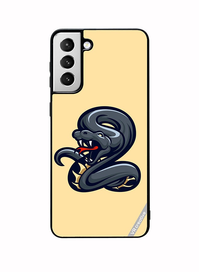 VR CREATIVE Protective Case Cover For Samsung Galaxy S22 Plus 5G Snake Design Multicolour - Image 1