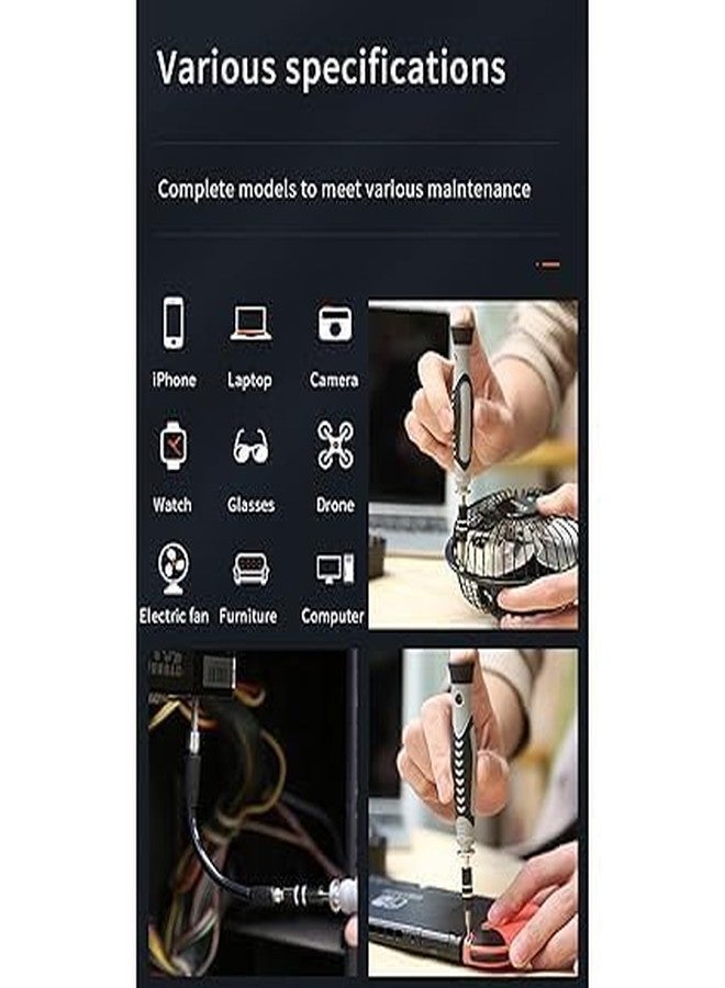 KETOVED 115 in 1 Interchangeble Multipurpose Mini Screwdriver Set Magnetic Slot Wrench Bits Repair Tools Kit Set Combination Screwdriver Set for Home Appliance,Laptop,Mobile,Computer - Image 5