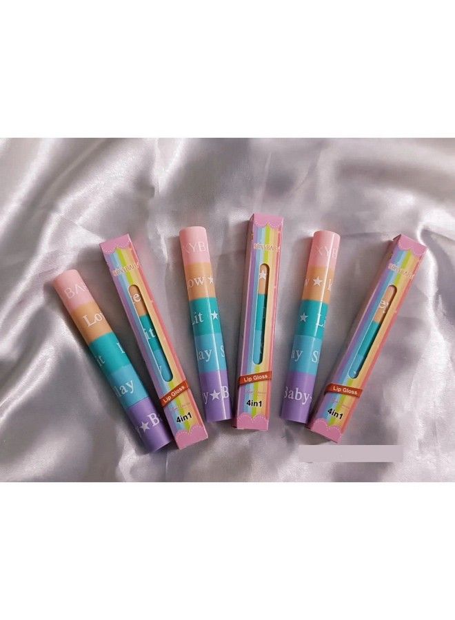Topfinder Combo Pack ;; 4In1 Bright Nude Liquid Lipstick ;; Waterproof ;; Long Lasting ;; 2 Shades ;; Non Transfer Lip Color Cosmetic Beauty Product Kit - Image 5