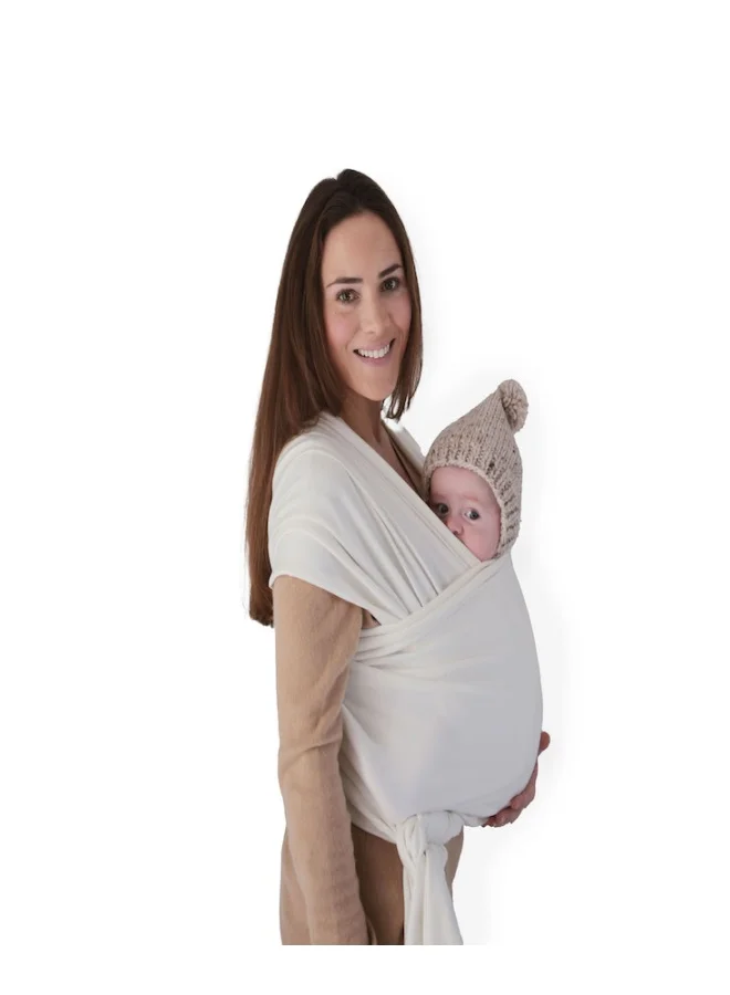 mushie Baby Carrier Wrap Ivory