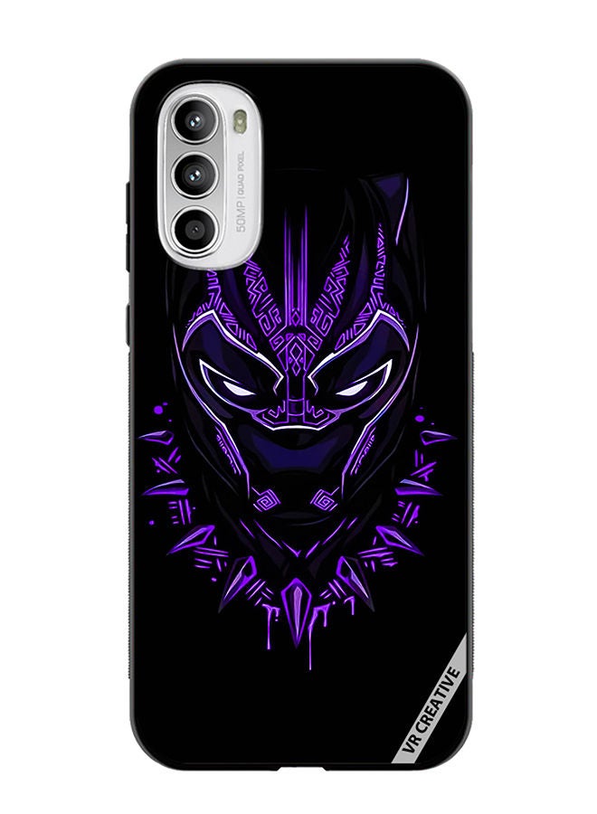 VR CREATIVE Protective Case Cover For Motorola Moto G82 Black Panther Design Multicolour - Image 1