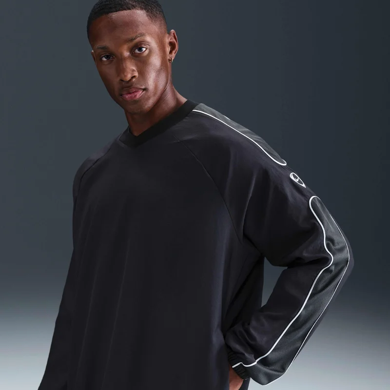 Nike Black Men's Academy+ Dri-FIT Shell Football Top for Men | Best Price UAE