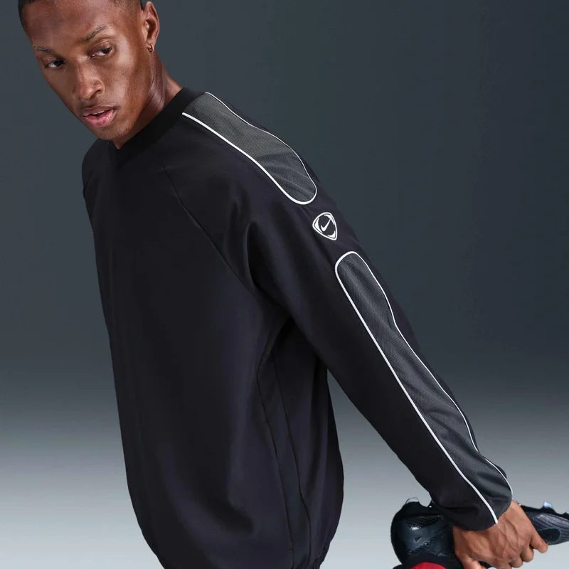 Nike Black Men's Academy+ Dri-FIT Shell Football Top for Men | Best Price UAE