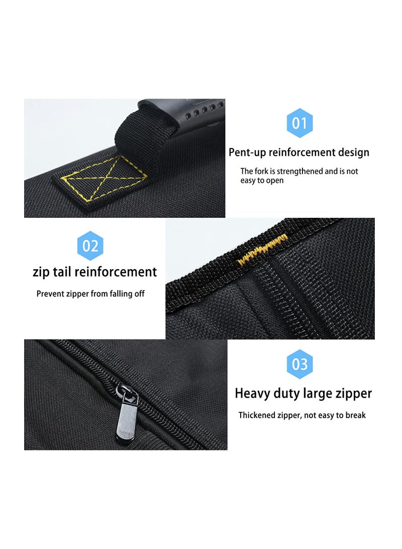 Cobest 13 Pockets Tool Roll Wrench Roll Pouch, Tarp Wrench Roll Organizer, Portable Tool Pouch for Electrician, Plumber, Carpenter, or Mechanic - Image 2