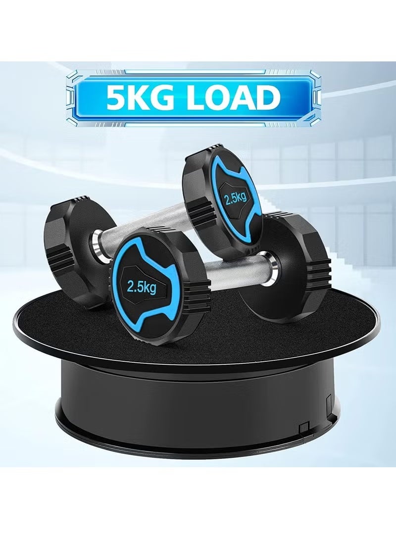 Bukela Motorized Rotating Display Stand, 8" Ultra-Quiet 360 Degree Electric Rotating Turntable Display Stand for Photography Products, Jewelry, Cake,3D Model (Battery Operated, 10LB Load) - Image 4