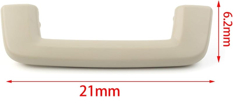 DEMULAX Beige Car Interior Roof Grab Handle - Image 2