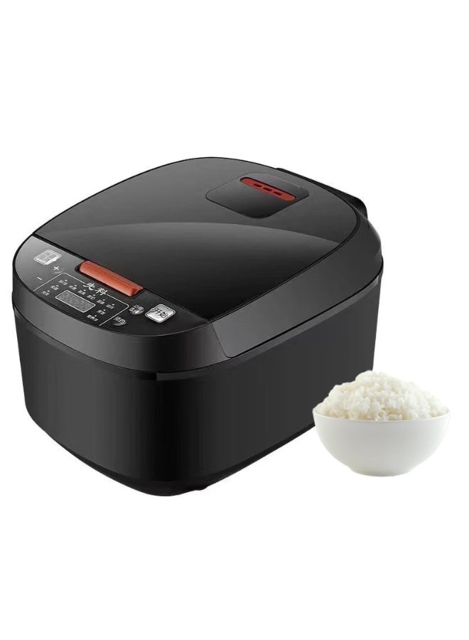 5L Household Intelligent Electric Rice Cooker, Multifunctional Large Capacity Rice Cooker with Appointment Timing, Non-Stick Inner Pot, Includes Measuring Cup & Spoon  - Image 1