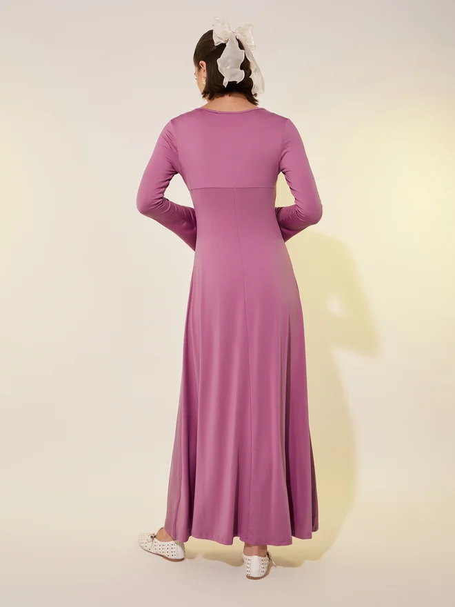 Take Two Lace Trim Maxi Dress
