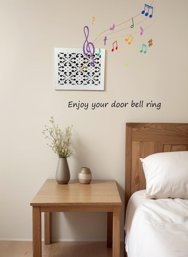 JZLiner Doorbell Chime Cover Modern Home Decor Chime Box Only Premium Wooden Designed for Doorbell (White) - Image 4