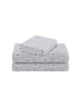 Comfort Spaces 100% Cotton Sheet Set Breathable  Lightweight  Soft with 14"" Elastic Pocket Fits up to 16"" Mattress  All Season Cozy Bedding  Matching Pillow Case  King Lama Multi 4 Piece - pzsku/ZA2FA74A0DFB707FF3FE3Z/45/1749651102/9ea59ff4-1e9c-4a07-aed1-bbfa93215706
