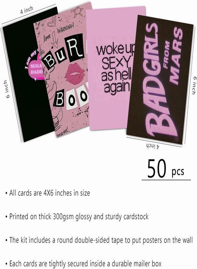 KBKBART 50-Piece Mcbling Vintage Wall Collage Kit - Trendy Y2K Posters, Cute Anime Art, and 4x6 Aesthetic Prints for Teen Girls, College Dorms, and Downtown Girl Rooms - Image 3