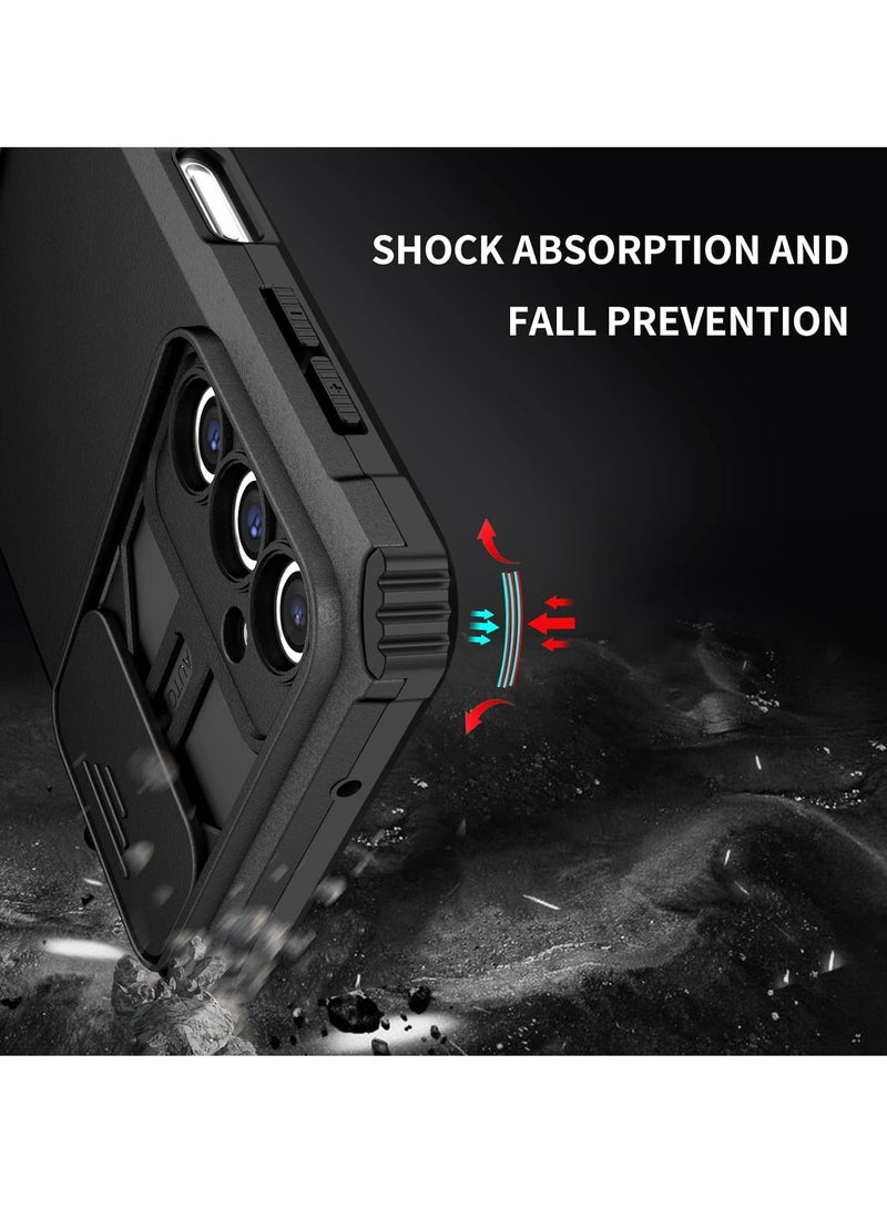 Samsung Galaxy A15 Mobile Phone Case Cover, Innovative Telescopic Bracket, Sliding Protection Camera Window, Bumper Shockproof Phone Back Cover - Image 5