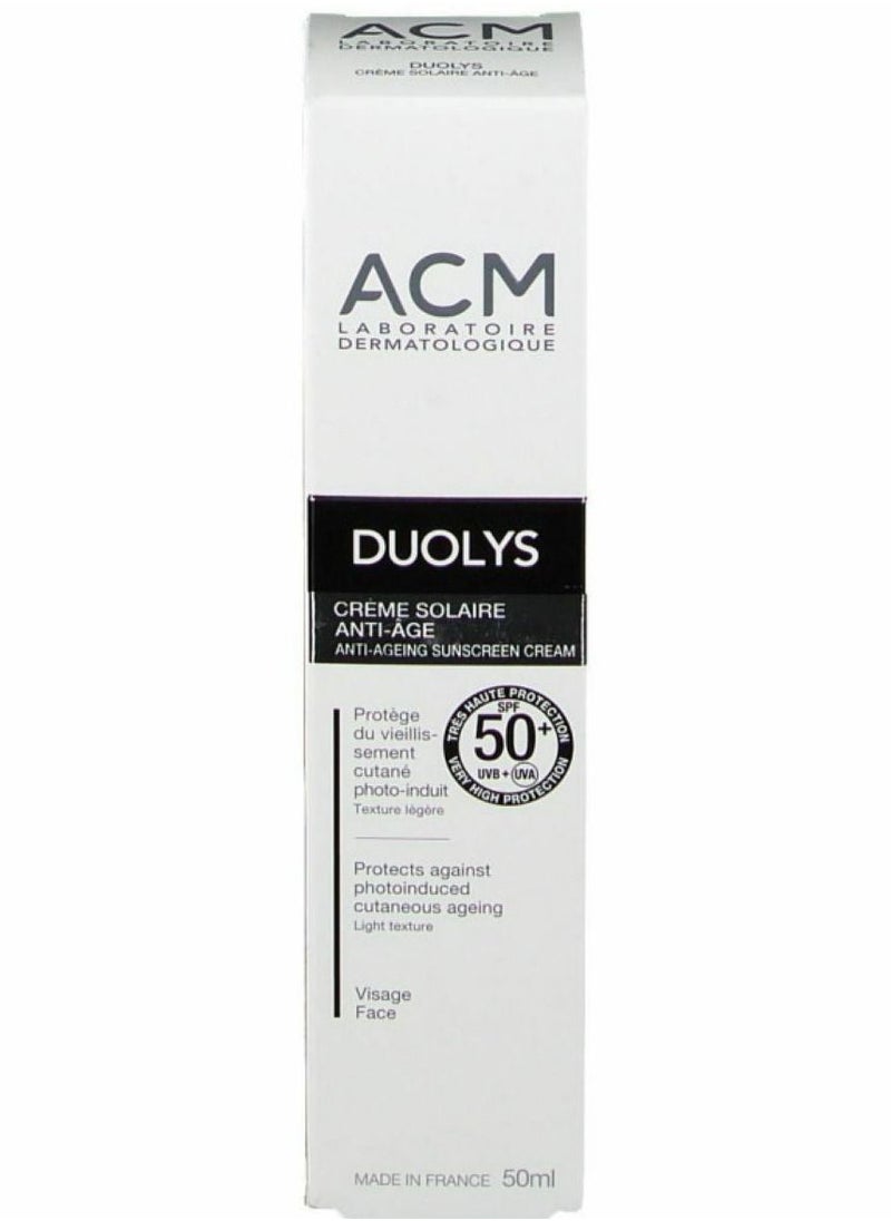 ACM Duolys Anti Ageing Sunscreen Cream SPF50+ 50ml  - Image 1