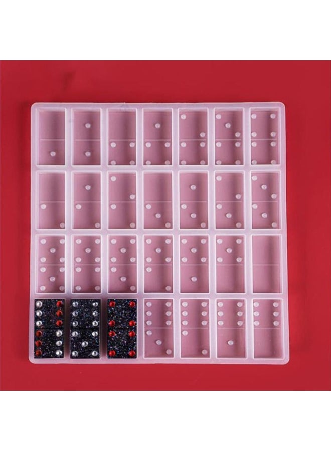 Silicone Dominoes Game Toy Making Mold Resin Epoxy Craft Diy Mould Casting - Image 1