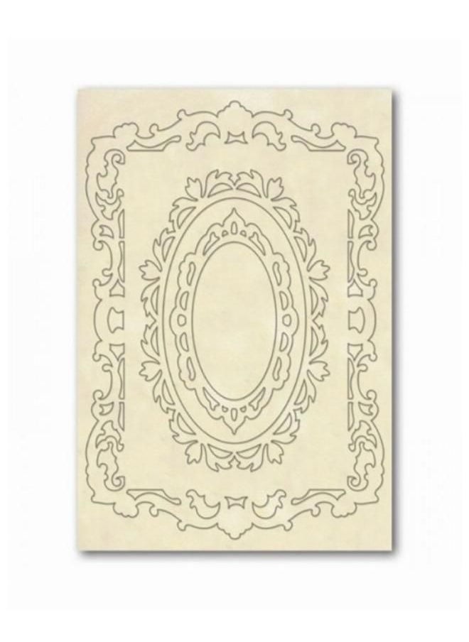 STAMPERIA Klsp020 Carved Wooden Shapes A5-  Frame 