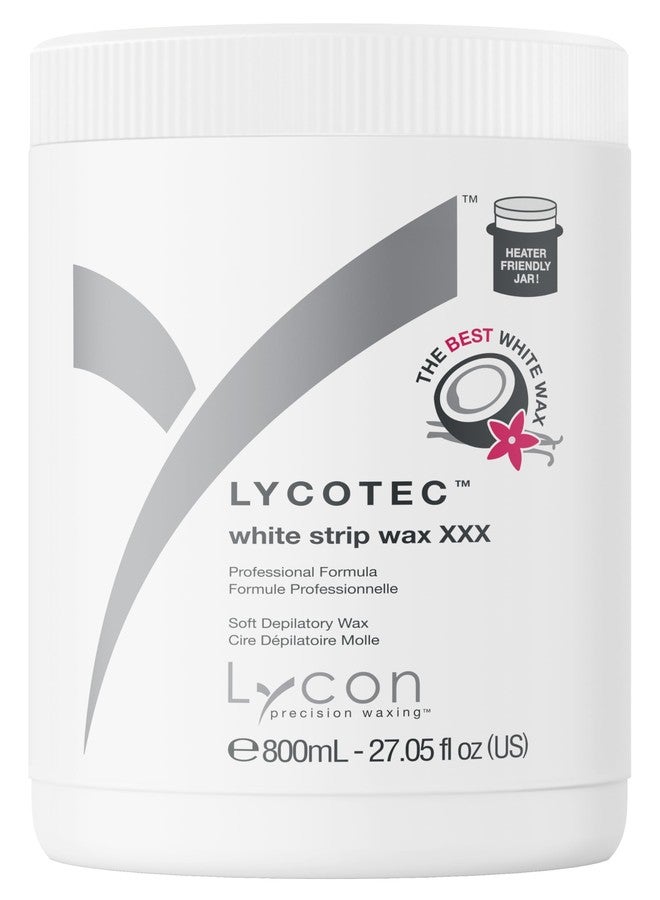Lycon Lycotec White Strip Wax for Hair Removal, Soft Wax for Fast and Precise Use Over Larger Areas, Professional-Grade Soothing Formula, Suitable for Sensitive Skin, 800ml - Image 1