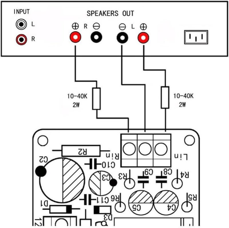 2 قطعة عداد VU مضاء بخلفية LED مع لوحة قيادة لمراقبة الصوت والتركيب - Image 3