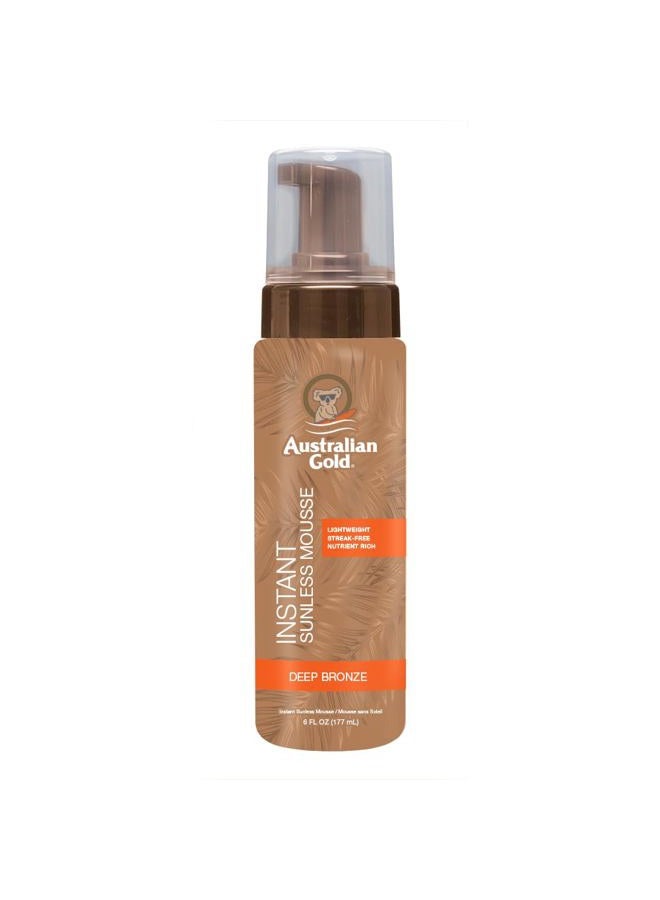 Australian Gold , Instant Sunless Mousse, Carmel, 6 Ounce - Image 1