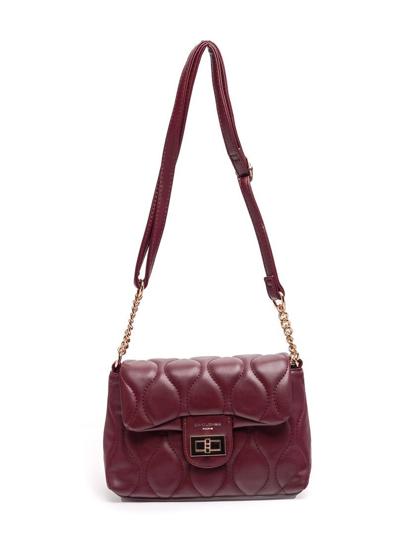 David Jones David Jones- Luxury Purse and Formal Handbag for Women model cm6700B- Detailed formal dress fit cross body leather purse - model cm6700B an all-in-one purse - Image 1
