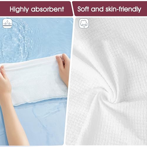 Classycoo Compressed Towel 50 Pack Mini Tablets Disposable Portable Face Towel Cotton Coin Tissue for Travel, Camping, Hiking, Sport, Beauty Salon, Home Hand Wipes, Outdoor Activities(Pink, Thick) - Image 3