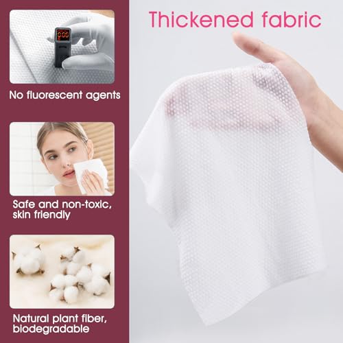 Classycoo Compressed Towel 50 Pack Mini Tablets Disposable Portable Face Towel Cotton Coin Tissue for Travel, Camping, Hiking, Sport, Beauty Salon, Home Hand Wipes, Outdoor Activities(Pink, Thick) - Image 4