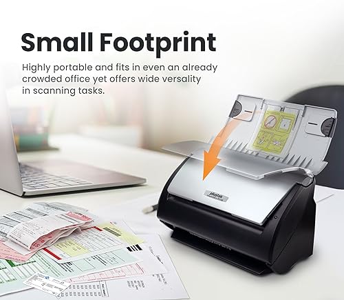 Plustek PS188 High Speed Double-Sided Color Document Scanner, with Automatic Document Feeder (ADF), 30 Pages Per Minute, Support Windows 7/8/10/11 - Image 5