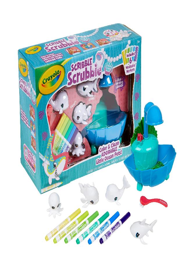 Crayola Scribble Scrubbie Pets Blue Lagoon Playset, Pet Toys For Girls & Boys, Gifts For Kids Ages 3+ - Image 2