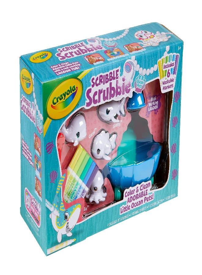 Crayola Scribble Scrubbie Pets Blue Lagoon Playset, Pet Toys For Girls & Boys, Gifts For Kids Ages 3+ - Image 3