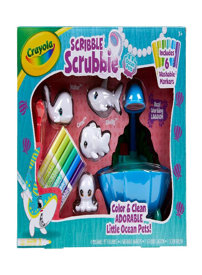Crayola Scribble Scrubbie Pets Blue Lagoon Playset, Pet Toys For Girls & Boys, Gifts For Kids Ages 3+ - Image 4