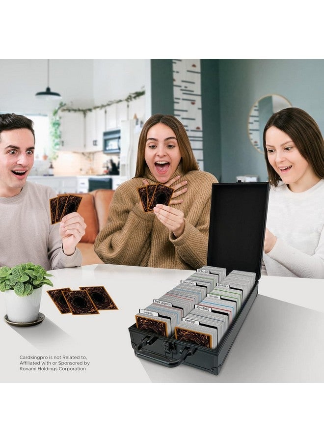 كاردكينج برو حافظة تخزين بطاقة الألعاب (إصدار PRO/MTG) | مناسبة ل Magic The Gathering و Yugioh وغيرها من TCG وما إلى ذلك (اللعبة غير مدرجة) | يتضمن 8 فواصل | يناسب ما يصل إلى 2000 بطاقة فضفاضة غير أكمام - Image 2
