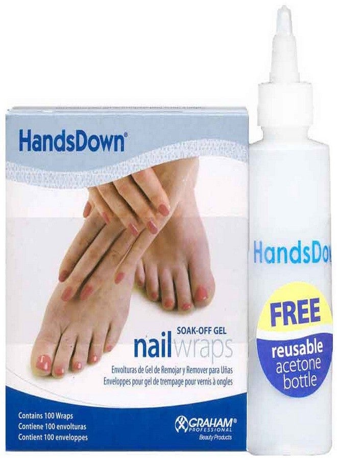 Graham Hands Down Soak Off Gel Nail Wraps, 100 Count - Image 1