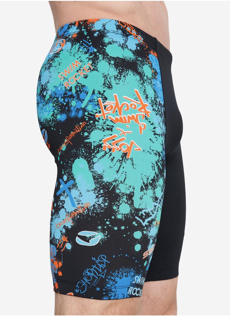 Joss Joss Men's Swimming Trunks Multi-Color Swim Rocket – Stylish Design, Adjustable Waistband, Comfortable Fit, Chlorine-Resistant, Durable for Water Sports  - Image 4