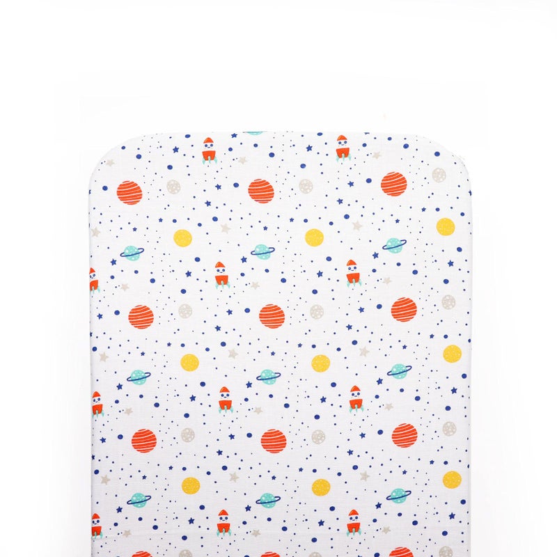 Kicks & Crawl Space Explorer Organic Crib Sheet - Image 2