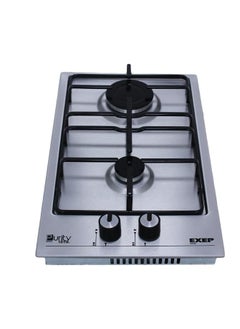 Built-in Gas Hob 30cm, 2 Burners, Autoignition, Safety Valves, High-Efficiency Burners, Silver - HPT302S ( Made in Turkey ) - pzsku/ZA2FBD7561BC6FDA97985Z/45/_/1738238404/8ca01b67-bac1-4739-a06e-7f02ca173b6a