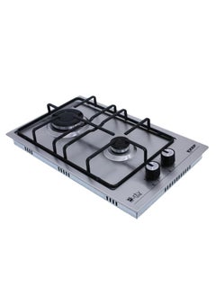 Built-in Gas Hob 30cm, 2 Burners, Autoignition, Safety Valves, High-Efficiency Burners, Silver - HPT302S ( Made in Turkey ) - pzsku/ZA2FBD7561BC6FDA97985Z/45/_/1738238406/9297047d-175a-40c7-bc67-825e9c6a4bf6