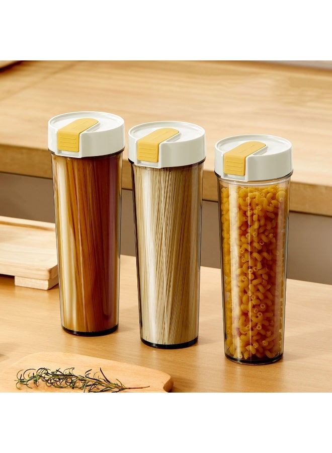 هومستر 1000ml حاوية حاوية حاوية حاوية حاوية حاوية حاوية حاوية حاوية حاوية حاوية حاوية حاوية حاوية حاوية حاوية حاوية حاوية معكرونة علبة معكرونة ومختومة بالحبوب حاوية مطبخ حاوية سباغيتي حاوية PP + سيليكون حاجز حاوية مانع للهواء مقاومة للأشعة فوق البنفسجية والحمض مقاومة للحمض مضبوطة 120 جرام مقاومة للصب بسهولة للتنظيف - Image 1