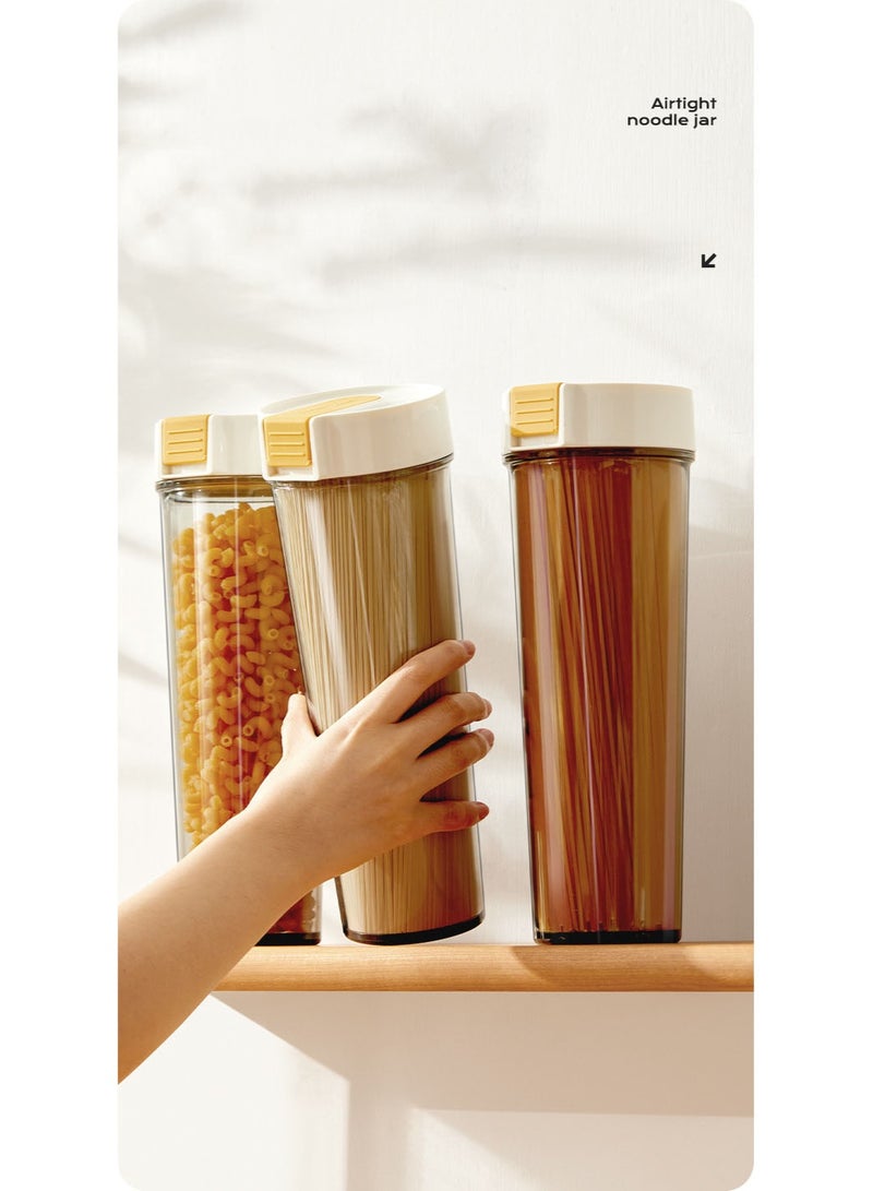 هومستر 1000ml حاوية حاوية حاوية حاوية حاوية حاوية حاوية حاوية حاوية حاوية حاوية حاوية حاوية حاوية حاوية حاوية حاوية حاوية معكرونة علبة معكرونة ومختومة بالحبوب حاوية مطبخ حاوية سباغيتي حاوية PP + سيليكون حاجز حاوية مانع للهواء مقاومة للأشعة فوق البنفسجية والحمض مقاومة للحمض مضبوطة 120 جرام مقاومة للصب بسهولة للتنظيف - Image 4