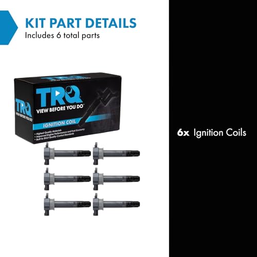TRQ Ignition Coil Set Compatible with 2010-2011 Mitsubishi Endeavor 2009 Galant - Image 2