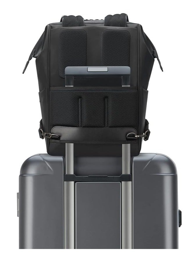 PEUGEOT Voyages Travel 1 Compartment 16Inch Backpack Black  - Image 4