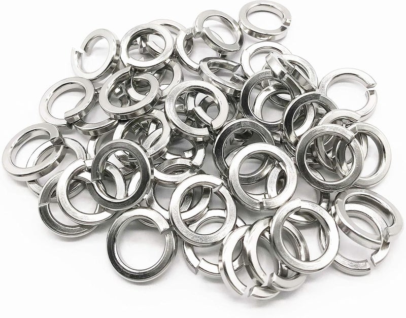 NACX M14 Split Lock Washer, 304 Stainless Steel Spring Lock Washer, 50Pcs - Image 1