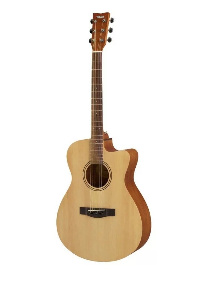 Yamaha FS400C Acoustic Guitar - Natural Satin - Image 3