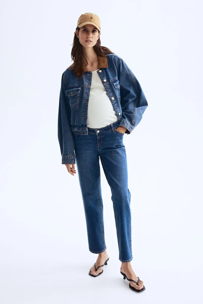 H&M MAMA Before &amp; After Straight Low Ankle Jeans