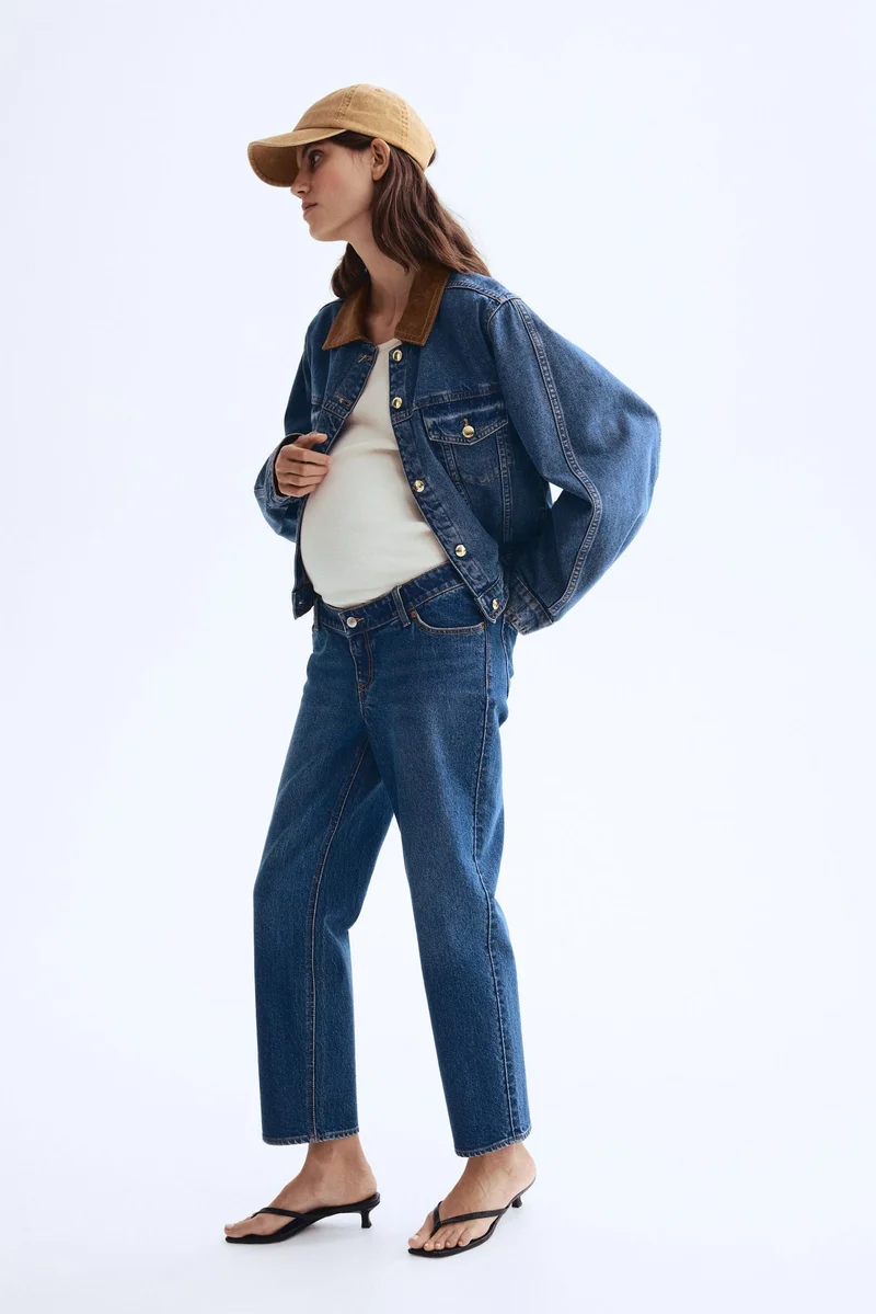 H&M MAMA Before &amp; After Straight Low Ankle Jeans