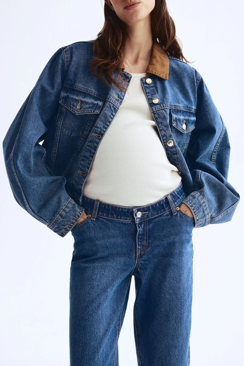 H&M MAMA Before &amp; After Straight Low Ankle Jeans