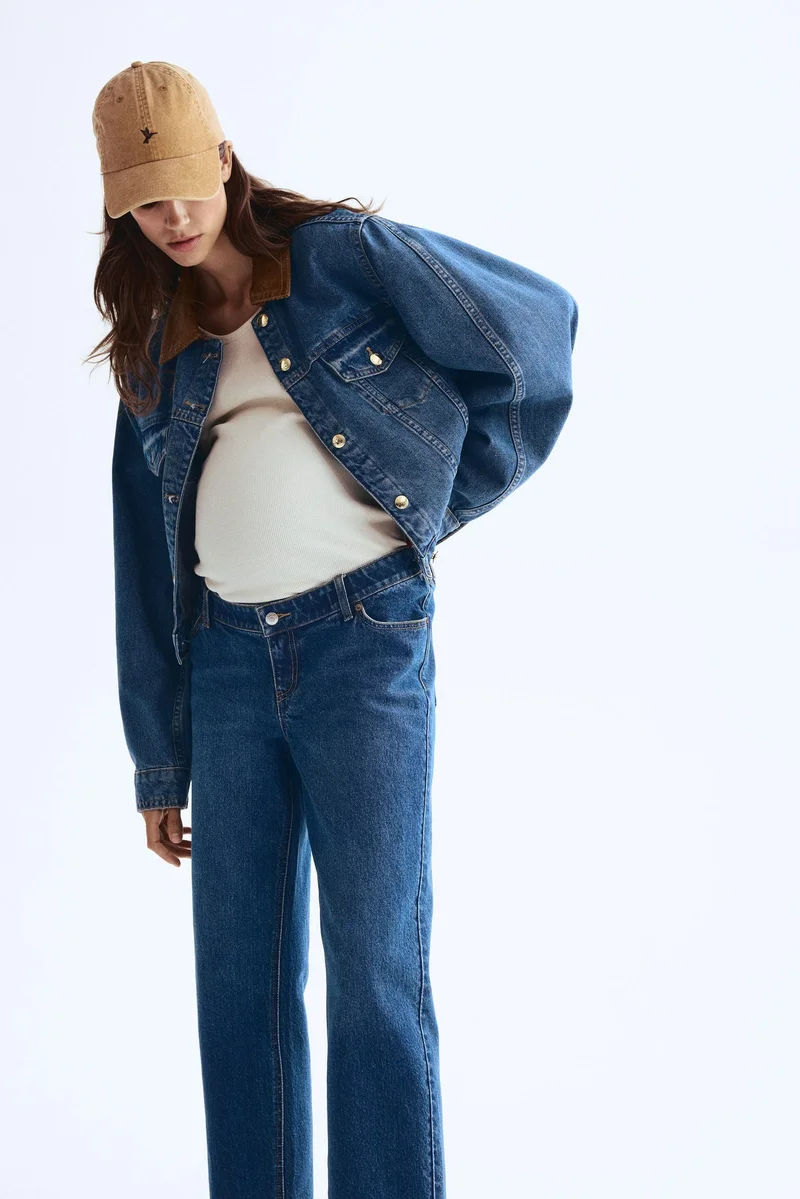 H&M MAMA Before &amp; After Straight Low Ankle Jeans